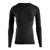 Camiseta de cachemira cuello redondo y manga larga - mujer