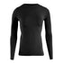 IRON-IC T-shirt cashmere girocollo e manica lunga - donna 212846 BLK 