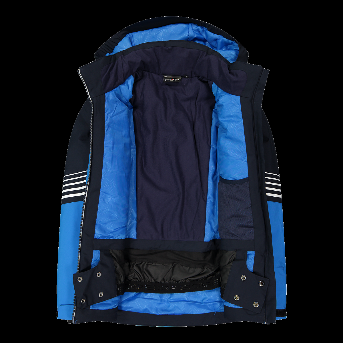 CMP Giacca da sci con cappuccio staccabile da bambino 35W0284 L573 