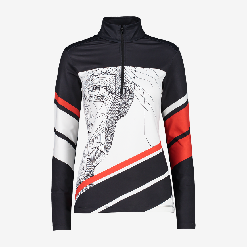 CMP CMP <BR/>Lupetto Softech da donna con stampa geometrica 31L0826 U901 