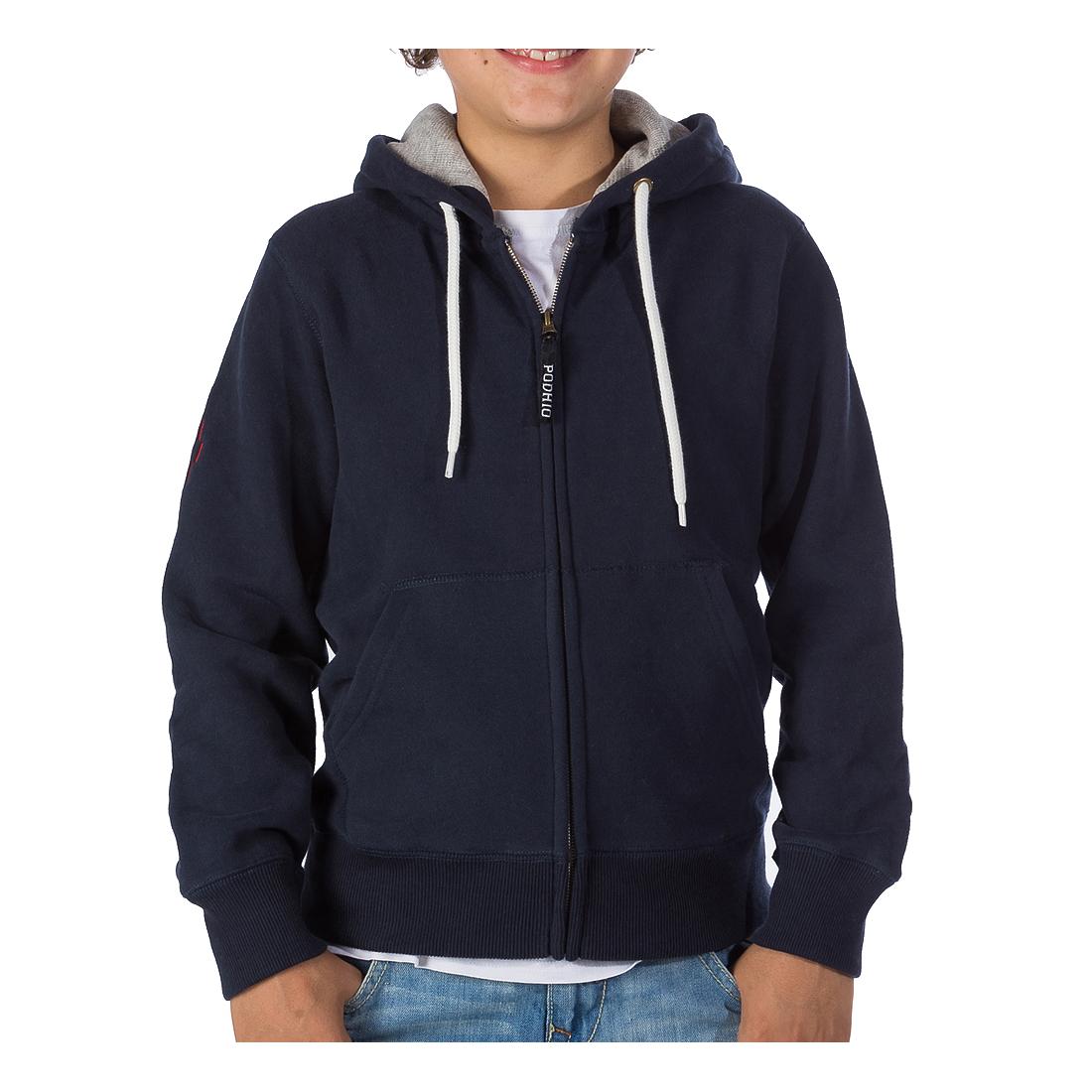 PODHIO PODHIO <BR/>FELPA AUTHENTIC 360 JUNIOR CON ZIP E CAPPUCCIO PD007 22 