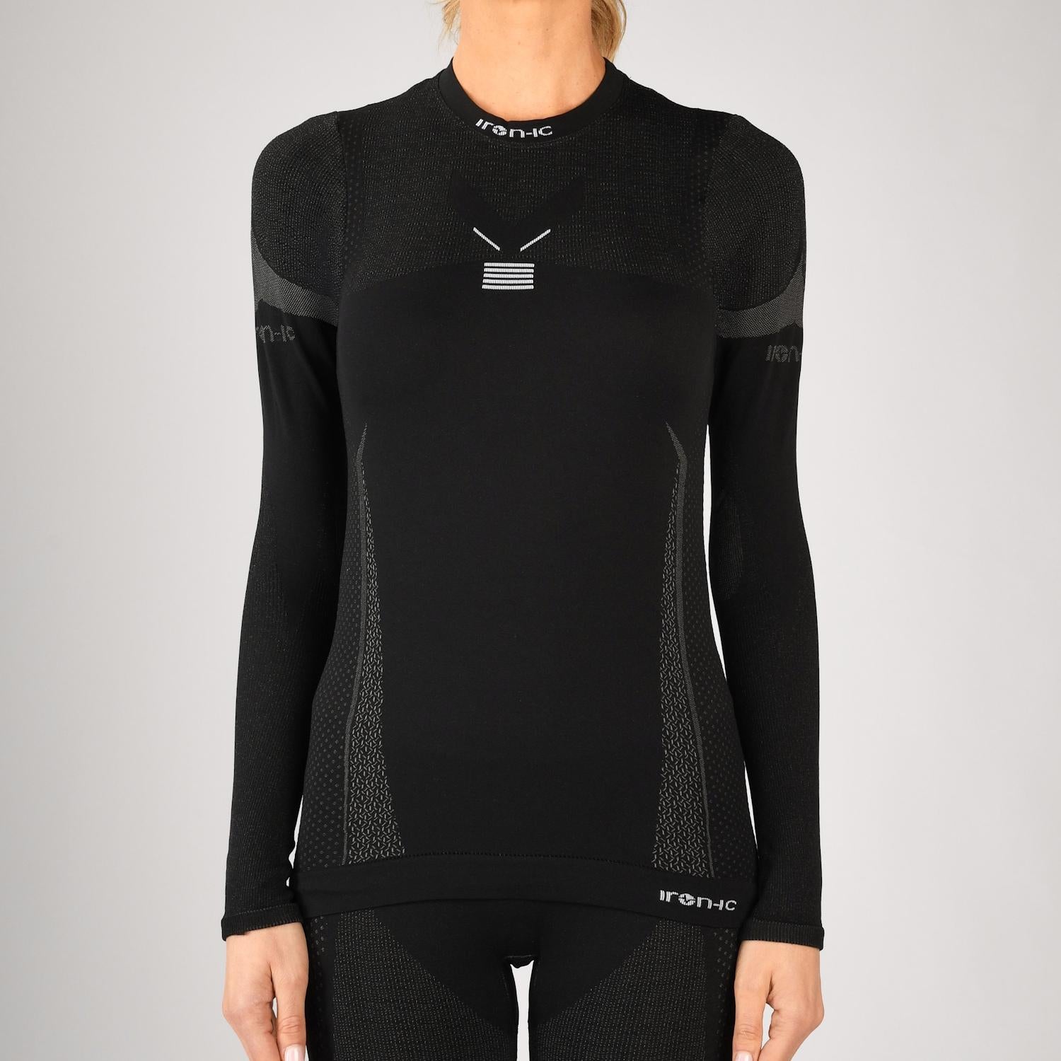 IRON-IC Maglia baselayer termica traspirante - THERMIC 212793 BLACK 