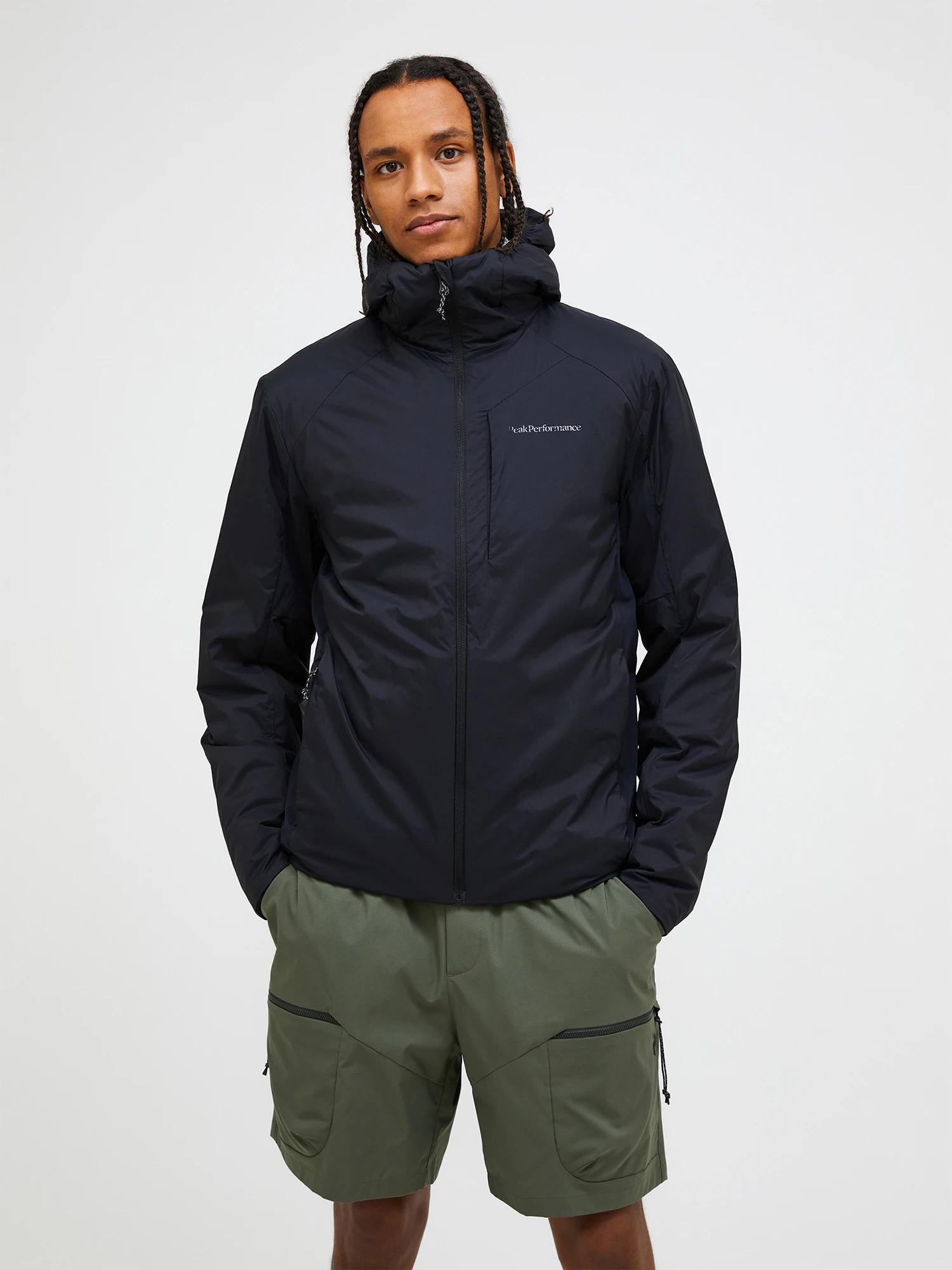 Peak Performance freelight reversibile insulated hood jacket men G80168 020 