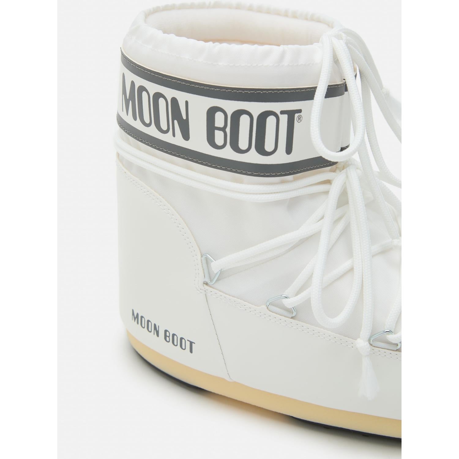 MOON BOOT ICON LOW BIANCO IN NYLON 1409340 A009 