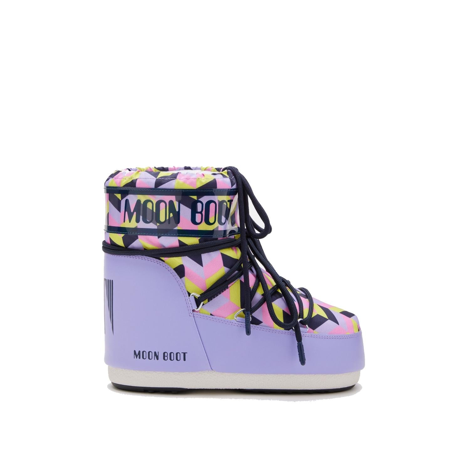 MOON BOOT ICON LOW LILLA CON STAMPA OPTICAL 1409550 JB10 